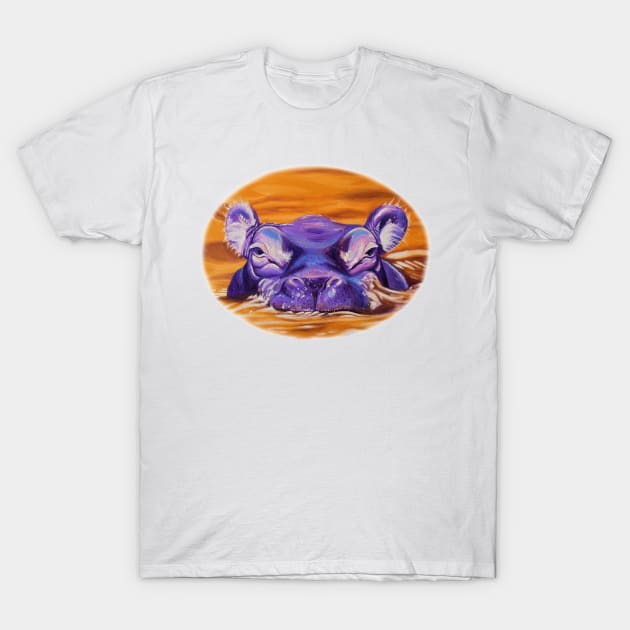 Hippo T-Shirt by kc-art